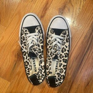 Leopard print sneakers